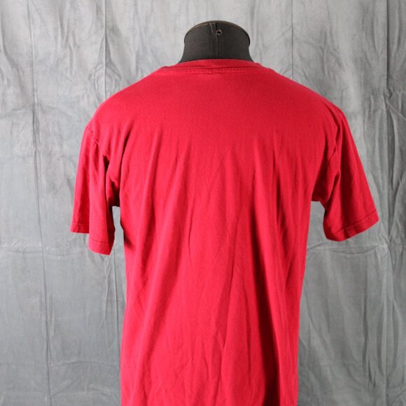 Calgary Flames Shirt (VTG) - Block Script with Logo - Men's Large - Picture 5 of 8